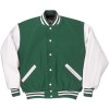 Green & White Standard Letterman Jacket