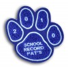Single Felt Paw Patch with Embroidery